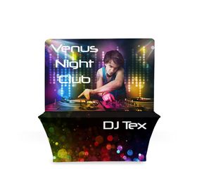 Tabletop Back Wall Banner Display