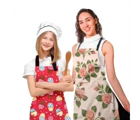 Kids and adult aprons