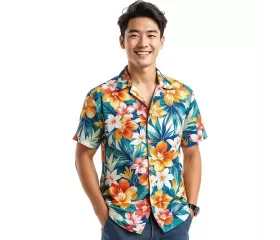 Fun custom Hawaiian shirt