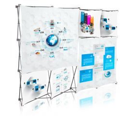 Stretch Panel Pop Up Booth 9.8ft x 7.4ft - 430