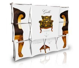 Stretch Panel Pop Up Booth 9.8ft x 7.4ft - 4305