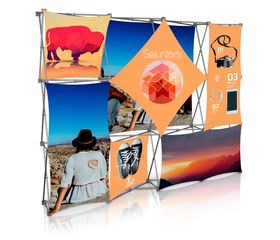 Stretch Panel Pop Up Booth 9.8ft x 7.4ft - 4316