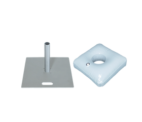 Base Plate 22"x22" & Weight Bag Large Base Set