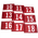 White numbers 10-18 on red background