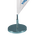 Chromed base with fiberglass pole