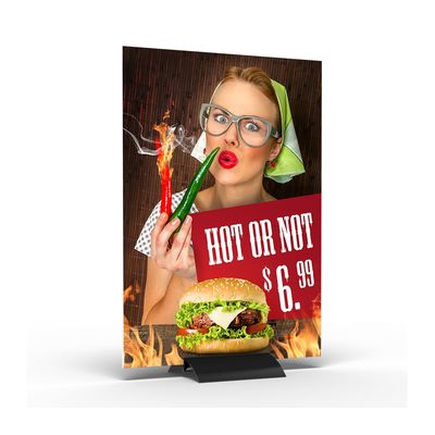 Custom tabletop signs Custom tabletop signs