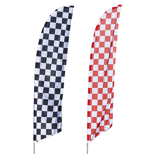 Checkered Feather Flag Kit