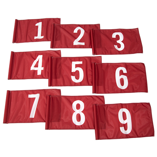 Numbered Golf Flag Set