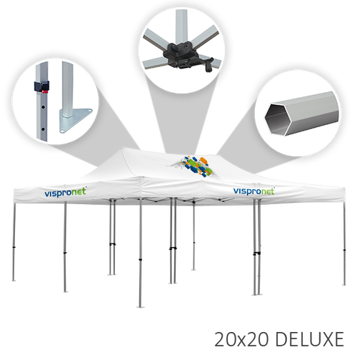 Durable 20x20 tent hardware and canopy