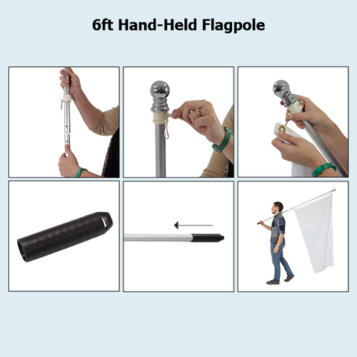The hand-held option comes with a hand grip