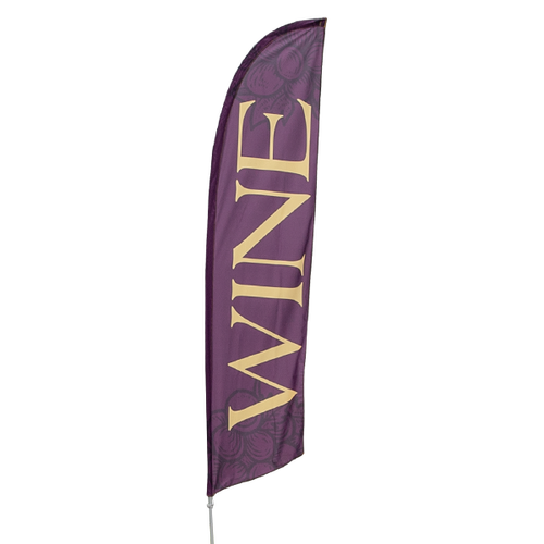 Wine Feather Flag Kit