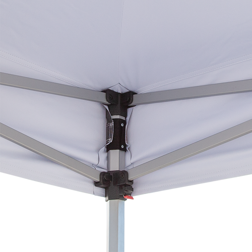 Tent liner conveniently attaches to tent frame and canopy via hook-and-loop fastener