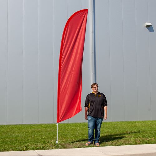Large sized blank flags