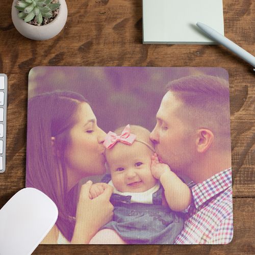 Personalized mouse pads with family photo