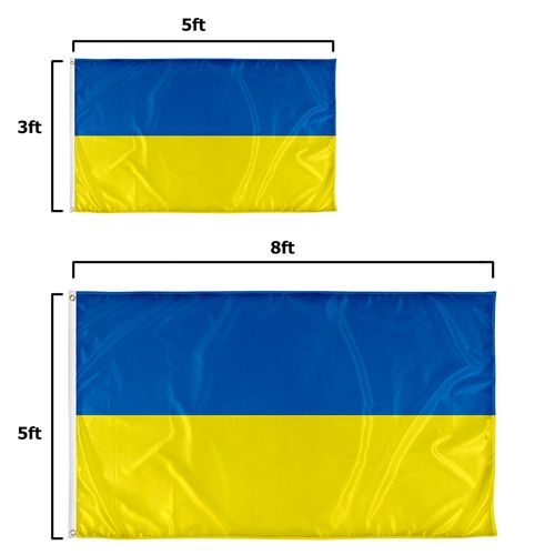 Ukrainian flag dimensions