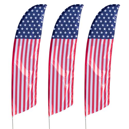 Patriotic Feather Flags