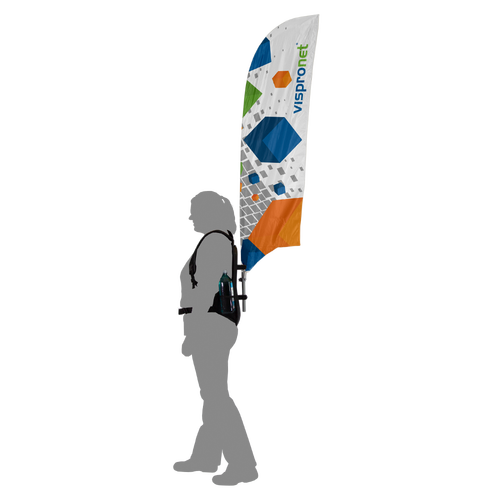 Backpack Feather Flag