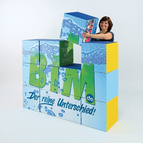 Foam core is light enough for stacking, allowing you to create truly one-of-a-kind designs