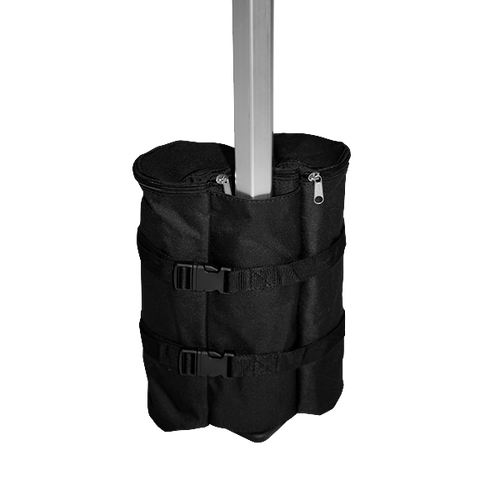 Adds an extra 24lbs of weight to provide tent or pavilion frame with additional security