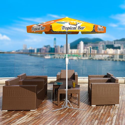 Awesome branding tool for restaurant and bar decks and patios