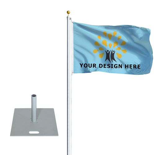 Flagpole Standard with Base Plate 22" x 22"