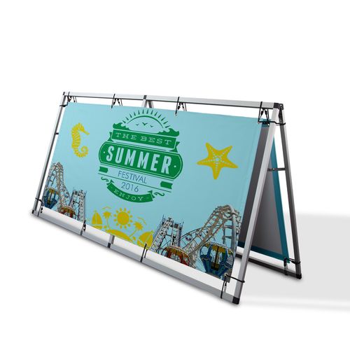 Horizontal A Frame Banner Stand