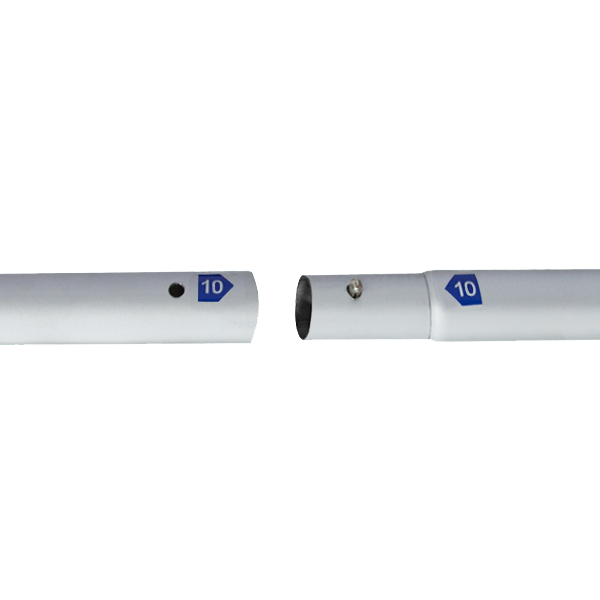 Easily assemble frame by connecting poles together Tool-free assembly