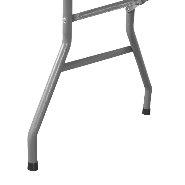 Feet are reinforced so that they don't scuff the floor