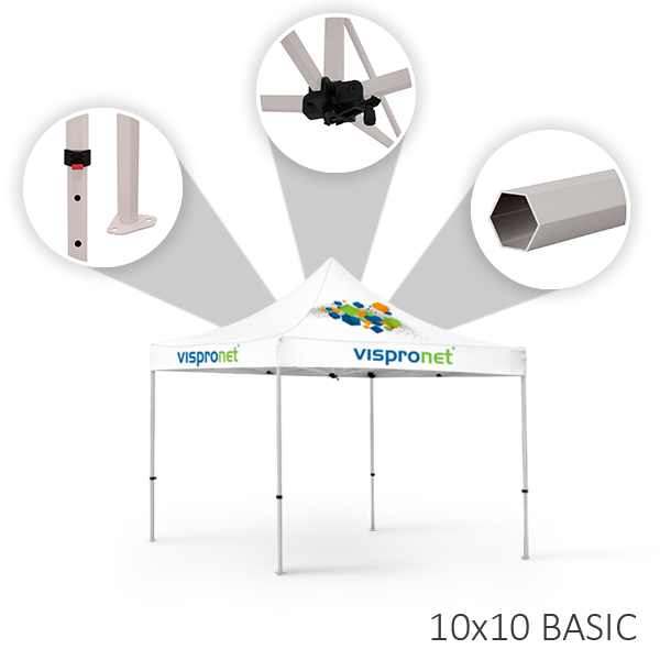 Our 10 x 20 stock event tent, offered in the Basic style Our 10 x 20 stock event tent, offered in the Basic style