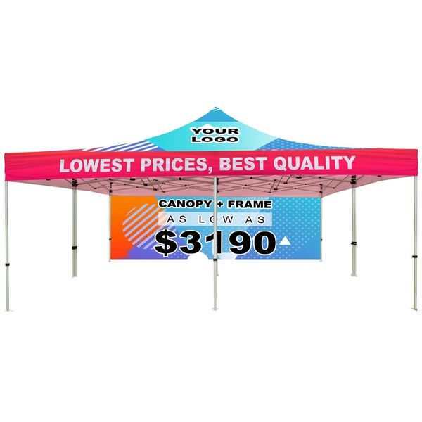 20x20 Tent with all over print