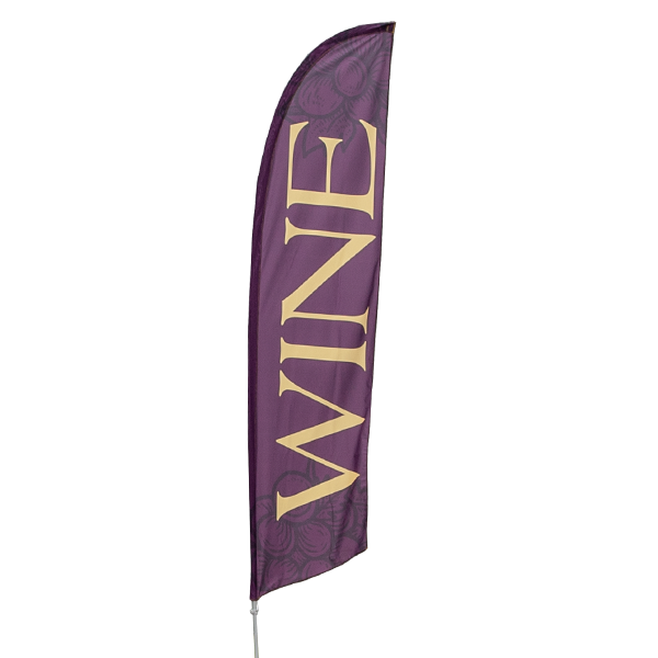 Wine Feather Flag Kit