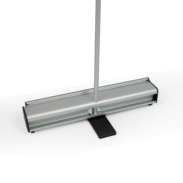 Fold-out PVC foot provides stability PVC foot