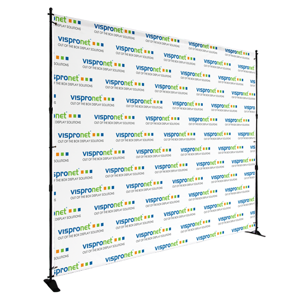 Stand with banner Stand with banner
