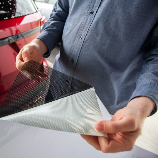Remove adhesive backing before applying Separating From Backing