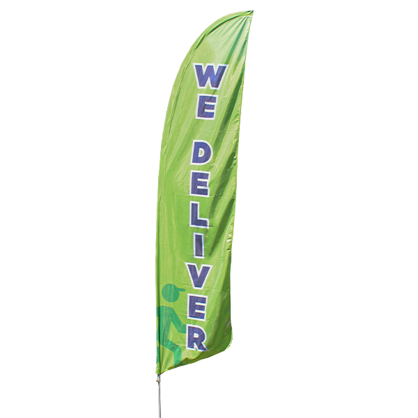 We Deliver Feather Flag Kit