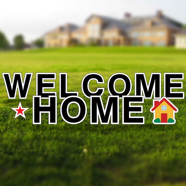 Welcome Home Realtor Yard Letters