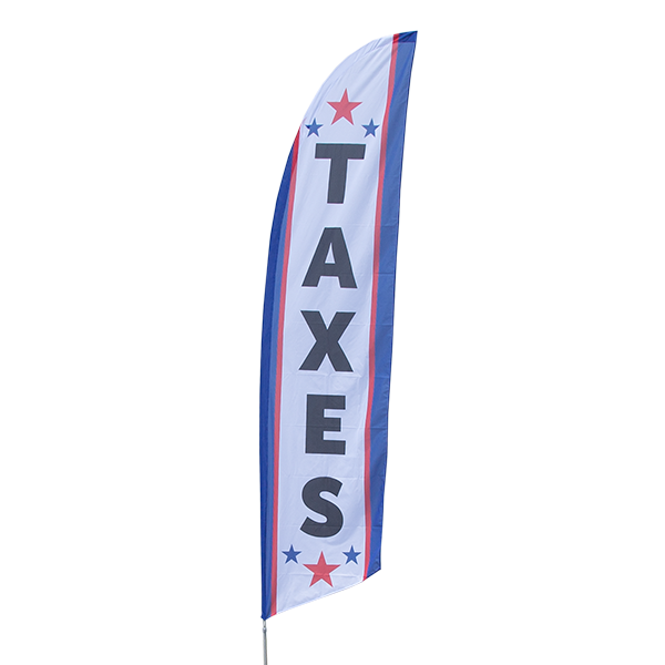 Tax Service Feather Flag