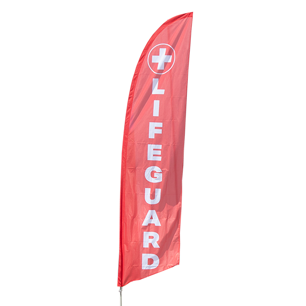 Lifeguard Feather Flag