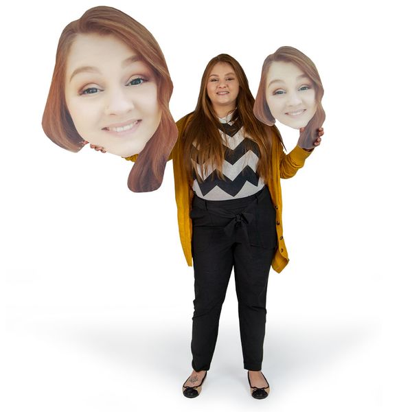 Face cutouts are fun for any age Different styles of face cutouts