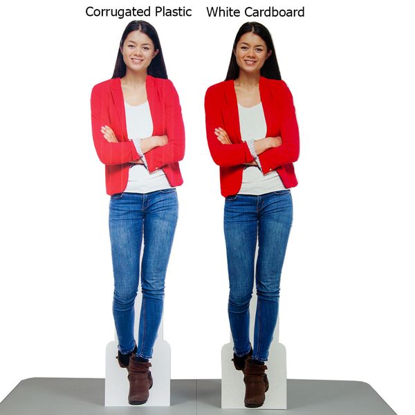 The difference between printing on cardboard and corrugated plastic  Cardboard and corrugated plastic materials