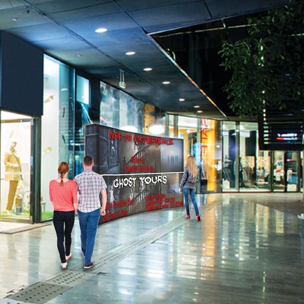 Unique frame and LED lighting guaranteed to draw attention to and enhance your brand Unique frame and LED lighting guaranteed to draw attention to and enhance your brand
