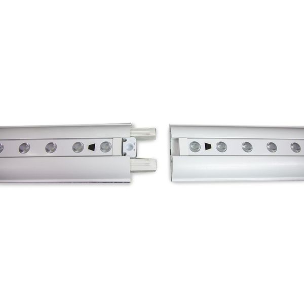 Lighting comes built into the frame Built in lighting