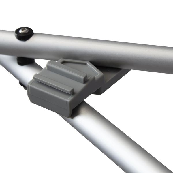 Bracket locks into the top of the frame Bracket locks into the top of the frame