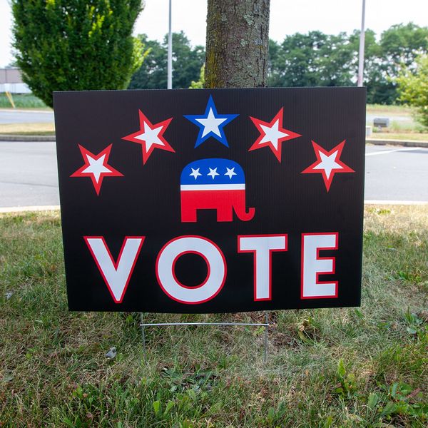 Republican option for vote yard signs