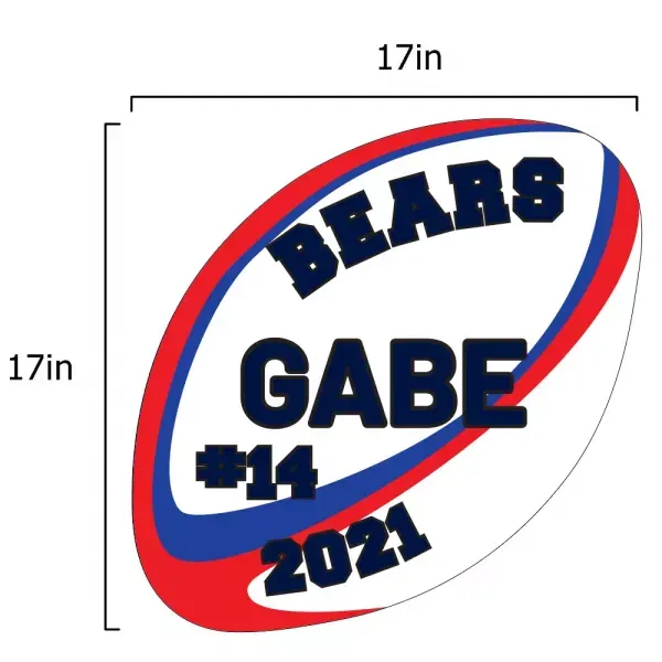 Yard sign size