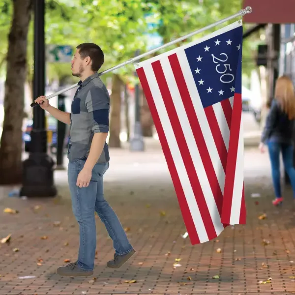Carry the flag for parades