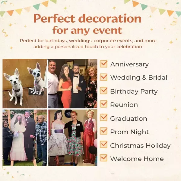 Perfect occasions for standees