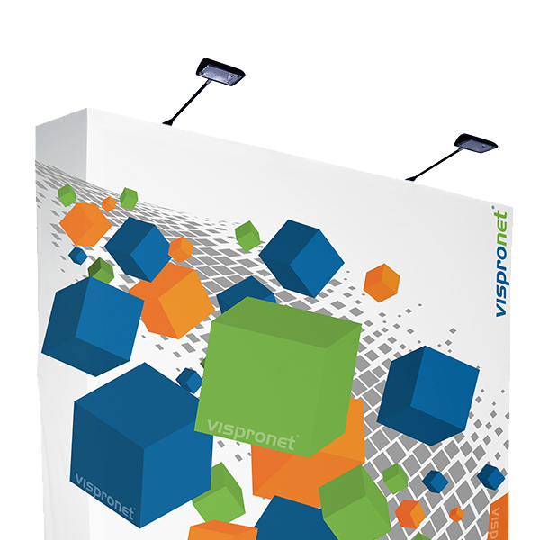 Easily attaches to the top of your Pop Up Portable Booths