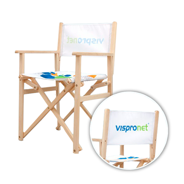Have your logo face the outside or inside of the backrest with a single-reverse backrest print that can easily be turned around