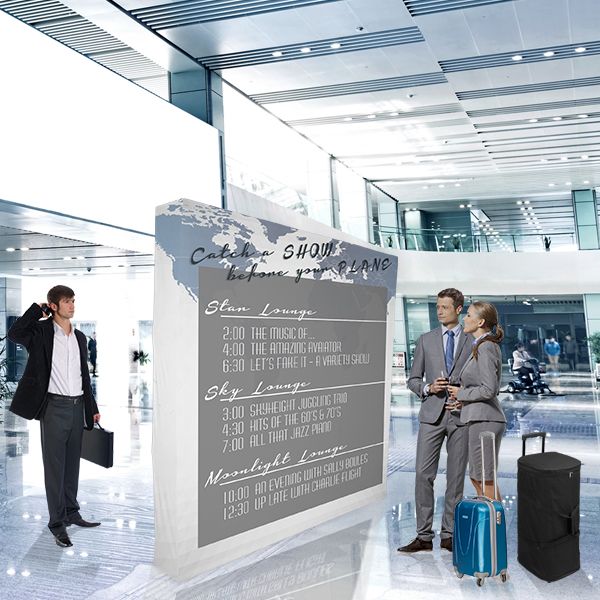 Great for use in airports and other areas with high foot traffic Great for use in airports and other areas with high foot traffic